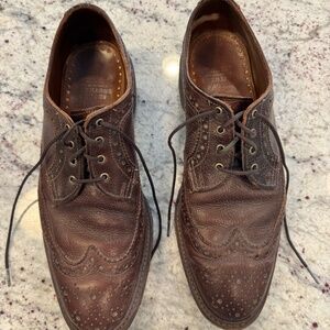 Men's Brooks Brothers Wingtip Leather Dress Shoes - Size 10